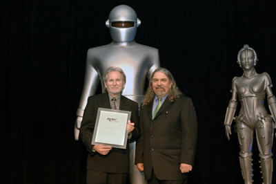 Actor Billy Gray, Professor Don Marinelli & GORT